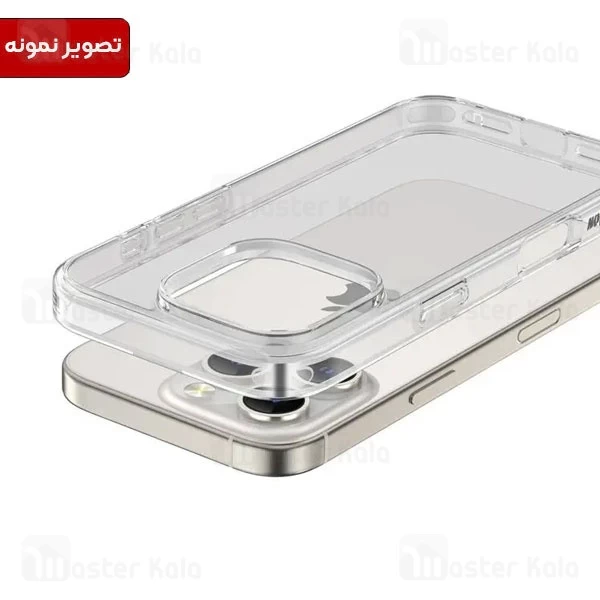 قاب محافظ گرین لاین آیفون Apple iPhone 16 Green Lion Crystal Clear Case