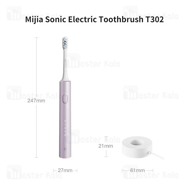 مسواک برقی شیائومی Xiaomi T302 Electric Toothbrush با سری اضافه