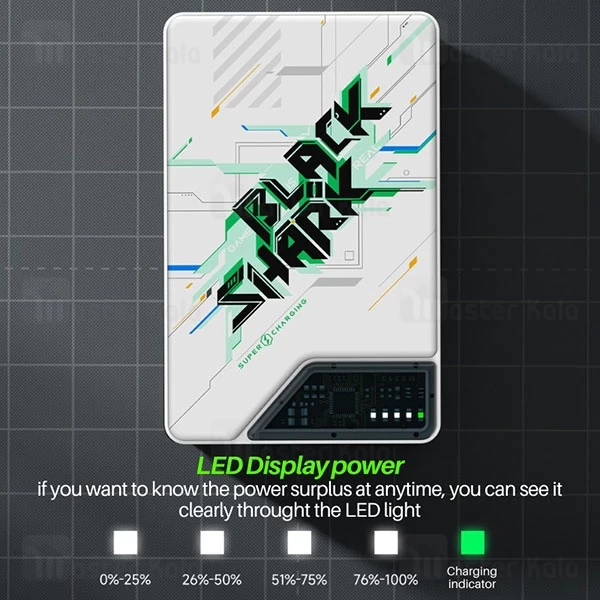 پاوربانک 10000 شیائومی Xiaomi Black Shark BPB09 10000mAh Cyber Power Bank