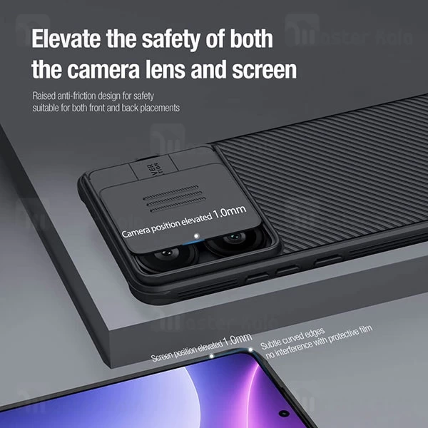 قاب محافظ Xiaomi Poco F6 / Redmi Turbo 3 Nillkin CamShield Pro Case دارای محافظ دوربین