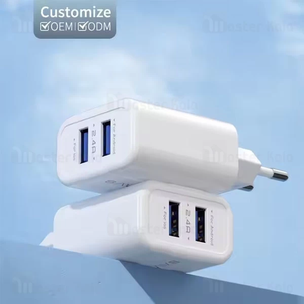 شارژر دیواری باوین Bavin PC815Y شدت جریان 2.4 آمپر