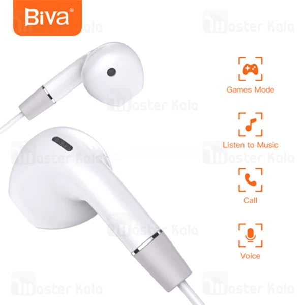 هندزفری سیمی بیوا Biva HF-10 Original Focus