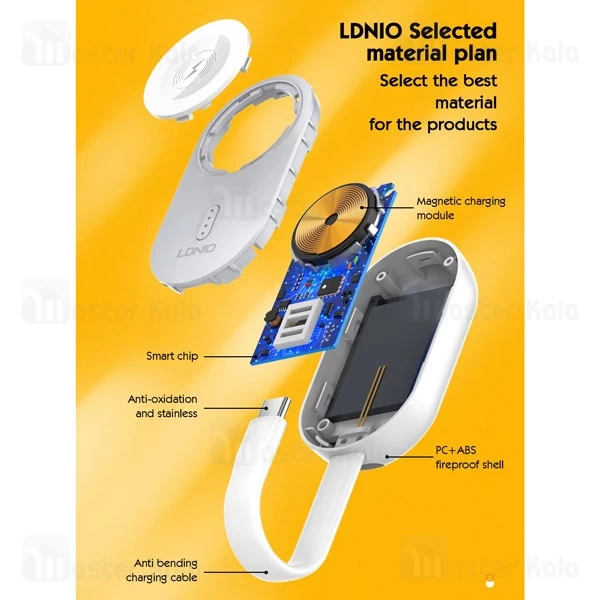 شارژر و پاوربانک اپل واچ 1200 الدینیو Ldnio AW005