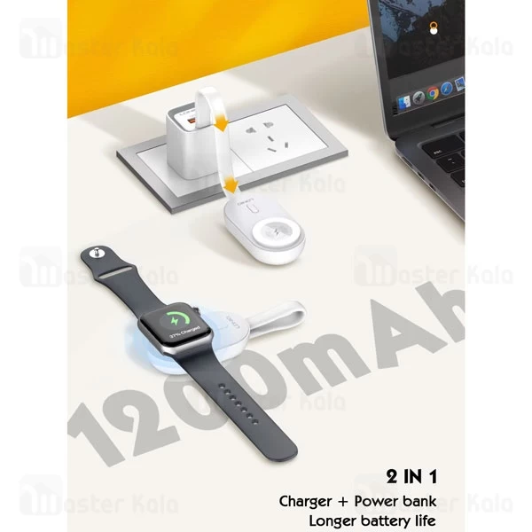 شارژر و پاوربانک اپل واچ 1200 الدینیو Ldnio AW005