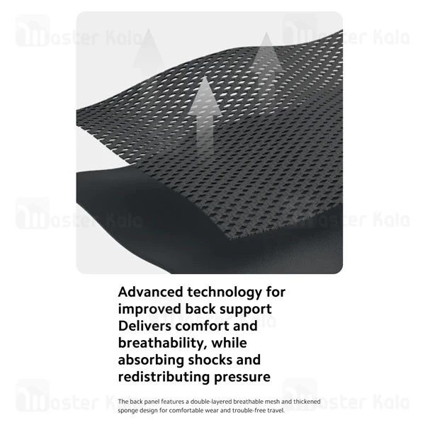 کوله شیائومی Xiaomi Mijia Rolled-edge Casual Backpack مناسب برای لپ تاپ 15.6 اینچ