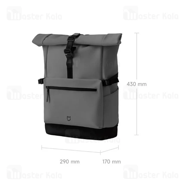 کوله شیائومی Xiaomi Mijia Rolled-edge Casual Backpack مناسب برای لپ تاپ 15.6 اینچ