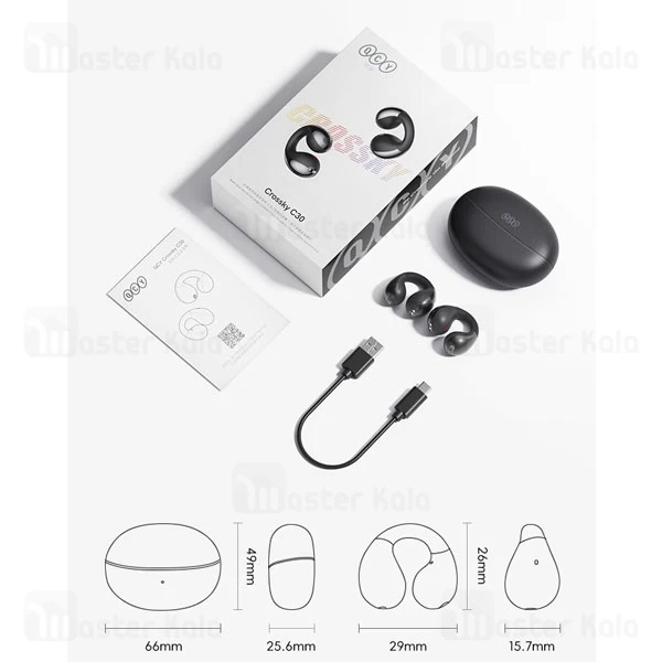 هندزفری بلوتوث کیو سی وای QCY Crossky C30