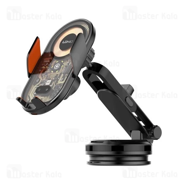 هولدر و شارژر وایرلس هوشمند الدینیو LDNIO MA30-1 توان 15 وات