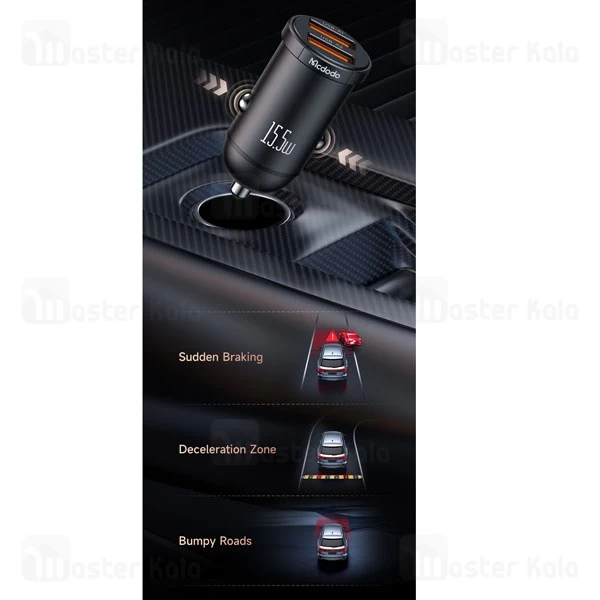 شارژر فندکی 2 پورت مک دودو Mcdodo CC-295 توان 15.5 وات