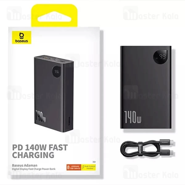 پاوربانک 24000 بیسوس Baseus Adaman P10021507112-02 توان 140 وات