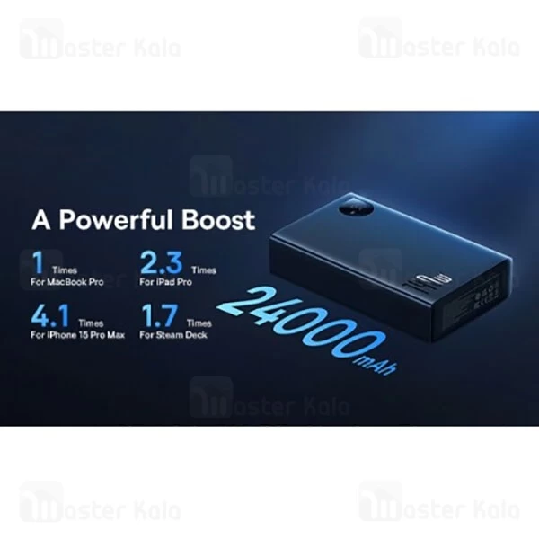 پاوربانک 24000 بیسوس Baseus Adaman P10021507112-02 توان 140 وات