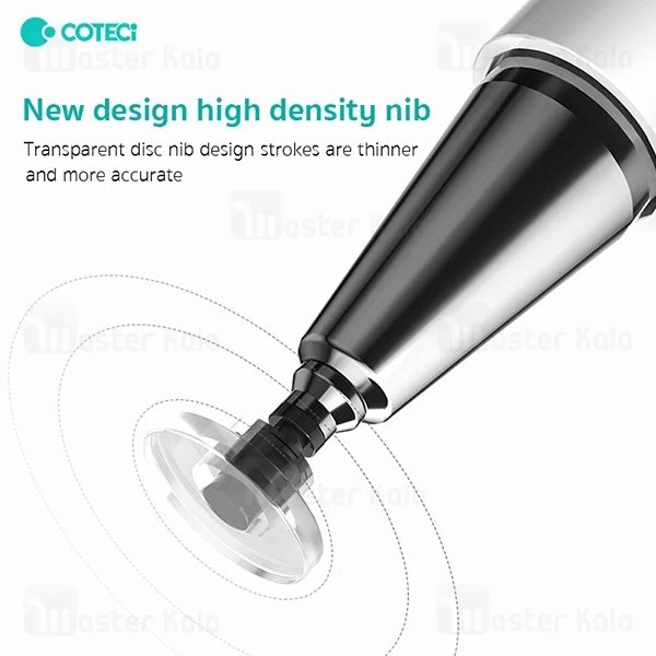 قلم لمسی دو سر کوتتسی 62003 Coteetci 2IN1 capacitive pen Disc 