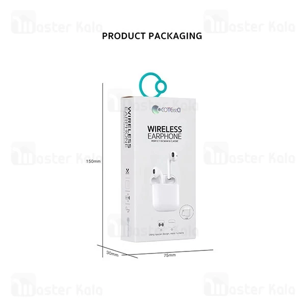 هندزفری بلوتوثی کوتتسی Coteetci CS5178-W Wireless Bluetooth Earphones