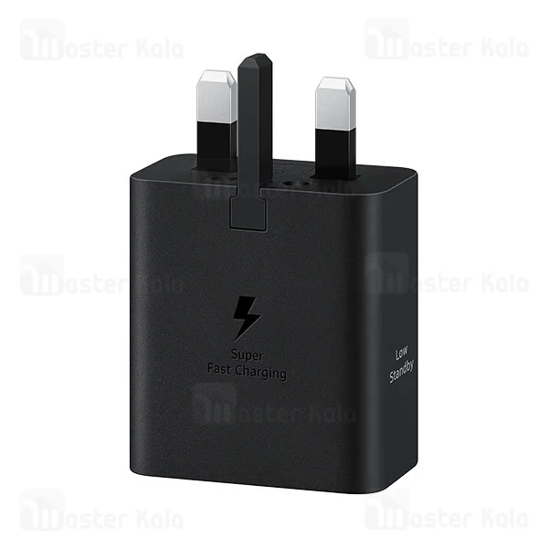 شارژر اصلی سوپر فست شارژ سامسونگ Samsung EP-T4511 Super Fast Charger 2.0 EU توان 45 وات با کابل