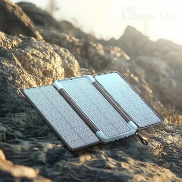 پاوربانک 16000 پاورولوژی Powerology Multi-Cable Power Bank PPBCHA70 توان 20 وات همراه با کابل متصل