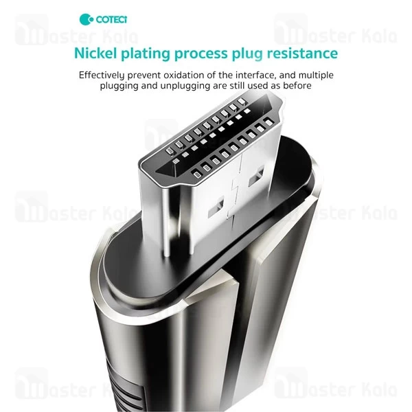 کابل HDMI به Type-c و میکرو کوتتسی Coteetci 33023 طول 2 متر