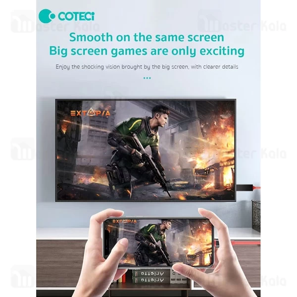 کابل HDMI به لایتنینگ کوتتسی Coteetci 33021 طول 2 متر