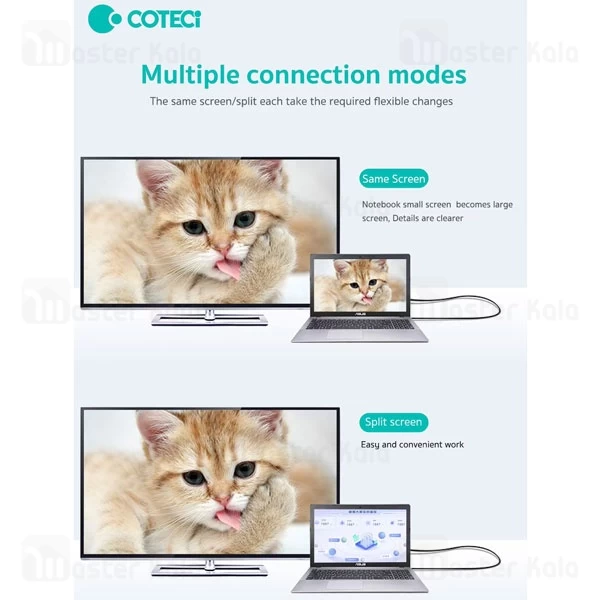 کابل HDMI به لایتنینگ کوتتسی Coteetci 33021 طول 2 متر