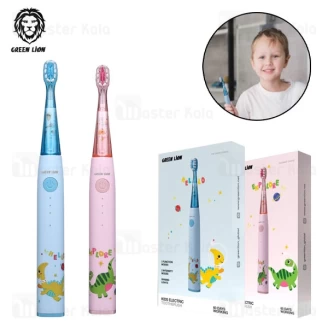 مسواک برقی گرین لاین Green Lion Kids Electric Toothbrush GNKDSELTBRPK دارای سری اضافه