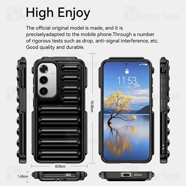 قاب پافر ضد ضربه سامسونگ Samsung Galaxy S24 FE TPU Capsule Shockproof