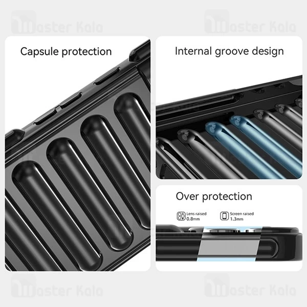 قاب پافر ضد ضربه سامسونگ Samsung Galaxy S24 FE TPU Capsule Shockproof