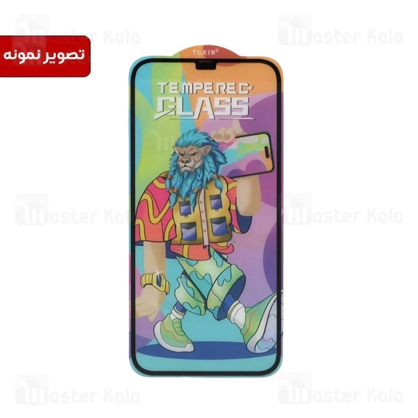 گلس تمام صفحه تمام چسب مانکی Xiaomi Redmi 14C / Poco C75 ESD Plus HD Tempered Glass