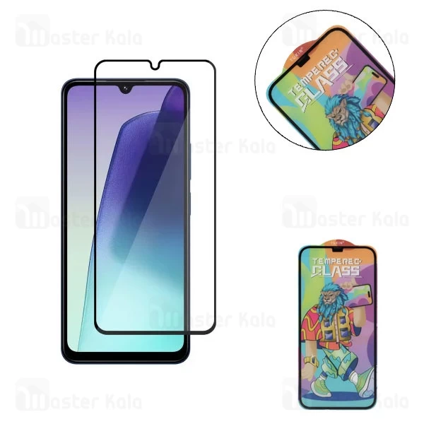 گلس تمام صفحه تمام چسب مانکی Xiaomi Redmi 14C / Poco C75 ESD Plus HD Tempered Glass