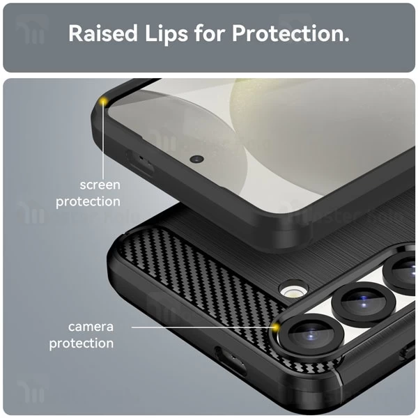قاب فیبر کربنی سامسونگ Samsung Galaxy S25 Rugged Armor Fiber Carbon