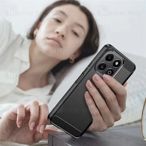 قاب فیبر کربنی هانر Honor X6b Rugged Armor Fiber Carbon