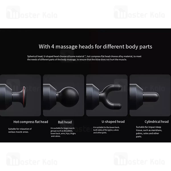 ماساژور تفنگی حرارتی شیائومی Xiaomi Mijia Fascia Gun H3 MJJMQ06YM