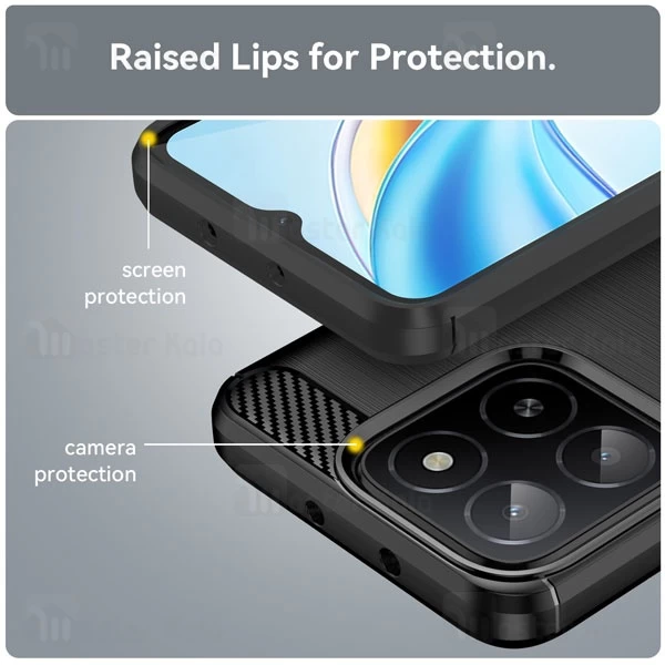قاب فیبر کربنی هانر Honor X5b Rugged Armor Fiber Carbon
