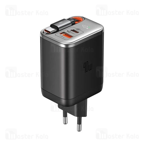 شارژر دیواری 2 پورت مک دودو Mcdodo CH-428 FreeGo GaN توان 40 وات همراه با کابل متصل