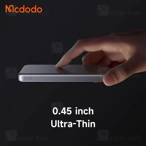 پاوربانک 10000 مک دودو Mcdodo MC-378 Metal Ultra Thin توان 20 وات
