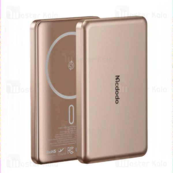 پاوربانک وایرلس 5000 مگنتی مک دودو Mcdodo MC-464 Metal Ultra Thin توان 20 وات