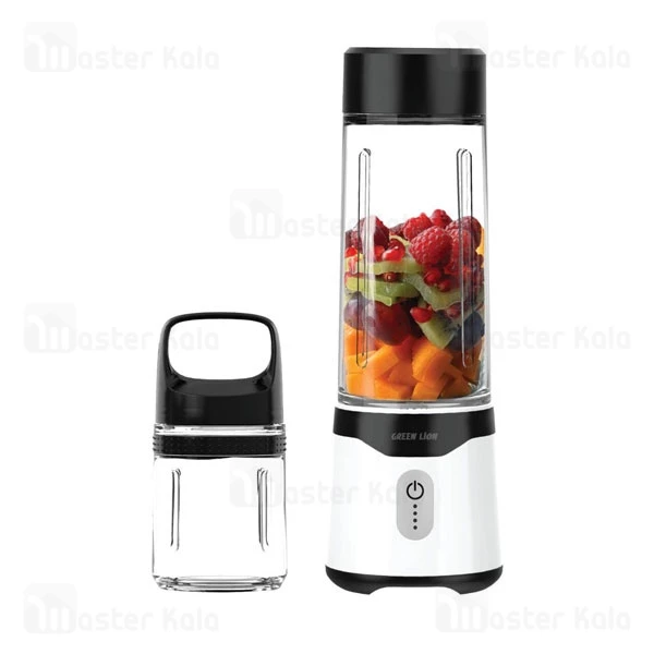 مخلوط کن قابل حمل گرین لاین Green Lion Summer Mate Portable Blender GNSUMBLBKWH ظرفیت 500 میلی لیتر