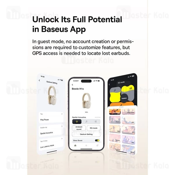 هدفون بلوتوث گیمینگ بیسوس Baseus Bowie H1s A00075301113-00