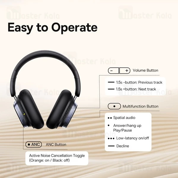 هدفون بلوتوث گیمینگ بیسوس Baseus Bowie H1s A00075301113-00