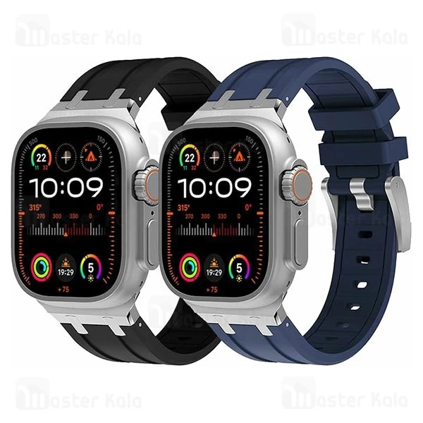 بند سیلیکونی AP اپل واچ 42 / 44 / 45 / 49 میلی متری Apple Watch AP Silicone Strap