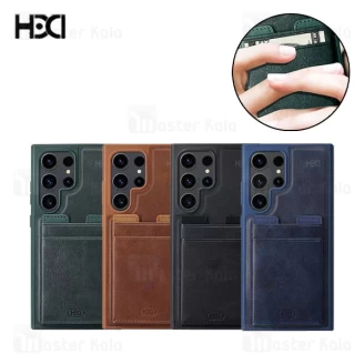 قاب چرمی HDD سامسونگ Samsung Galaxy S24 Ultra HDD 007 Versatile Luxury دارای جا کارتی استند شو