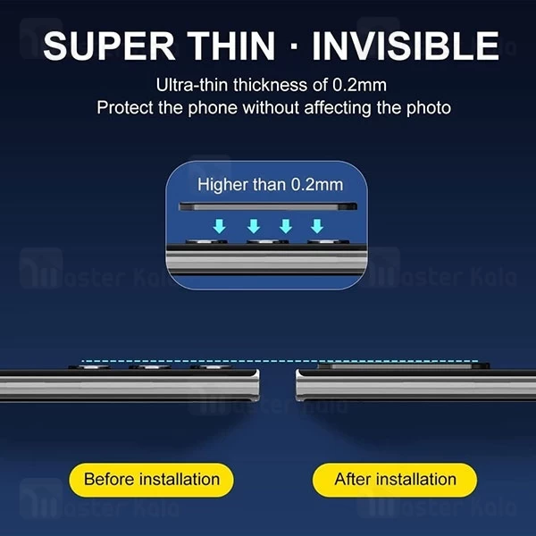 محافظ لنز فلزی دوربین شیائومی Xiaomi Redmi Note 14 Pro Lens Shield