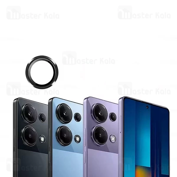 محافظ لنز فلزی دوربین شیائومی Xiaomi Poco M6 Pro 5G / Redmi Note 12R 5G / 12 4G Lens Shield