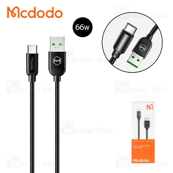 کابل Type C مک دودو Mcdodo CA-6991 QC4.0 Cable توان 4.5 ولتاژ