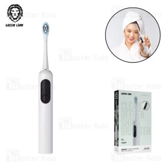 مسواک برقی گرین لاین Green Lion Smart Tooth Brush with TFT Display GNSTBRUTFTWH دارای سری اضافه