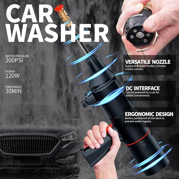 کارواش شارژی فانوسیس Fanosys Car Washer BY-XCJ01