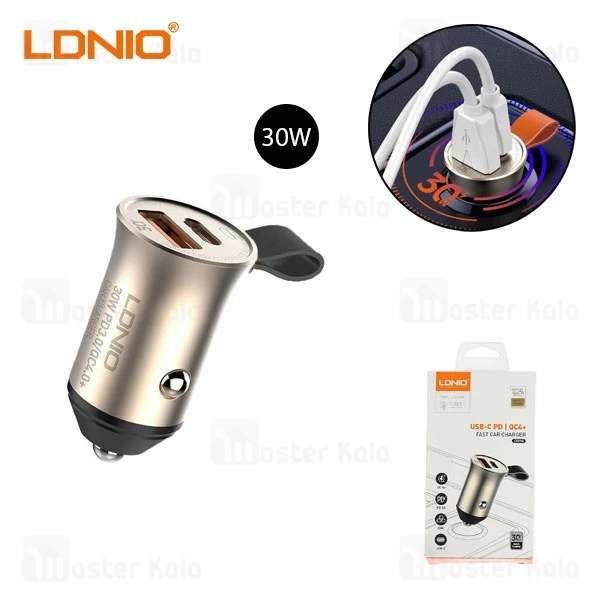 شارژر فندکی الدینیو Ldnio C509Q توان 30 وات