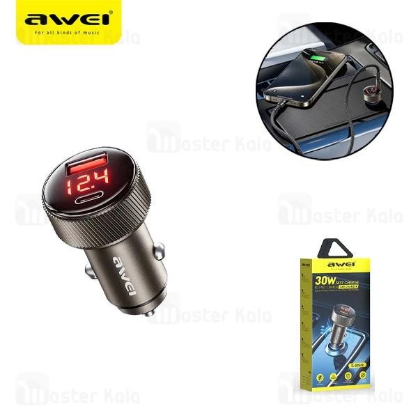 شارژر فندکی اوی Awei C-859 توان 30 وات