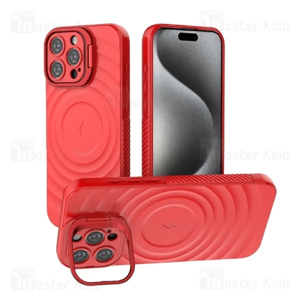  قاب سیلیکونی مگ سیف آیفون Apple iPhone 16 Pro Max Corrugated MagSafe