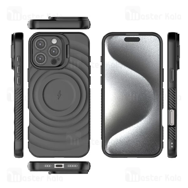  قاب سیلیکونی مگ سیف آیفون Apple iPhone 16 Pro Max Corrugated MagSafe