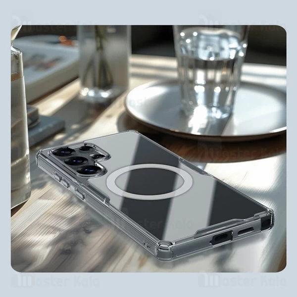 قاب محافظ مگنتی نیلکین سامسونگ Samsung Galaxy S25 Ultra Nillkin Nature TPU Pro Magnetic Case
