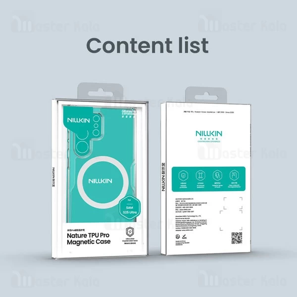 قاب محافظ مگنتی نیلکین سامسونگ Samsung Galaxy S25 Ultra Nillkin Nature TPU Pro Magnetic Case